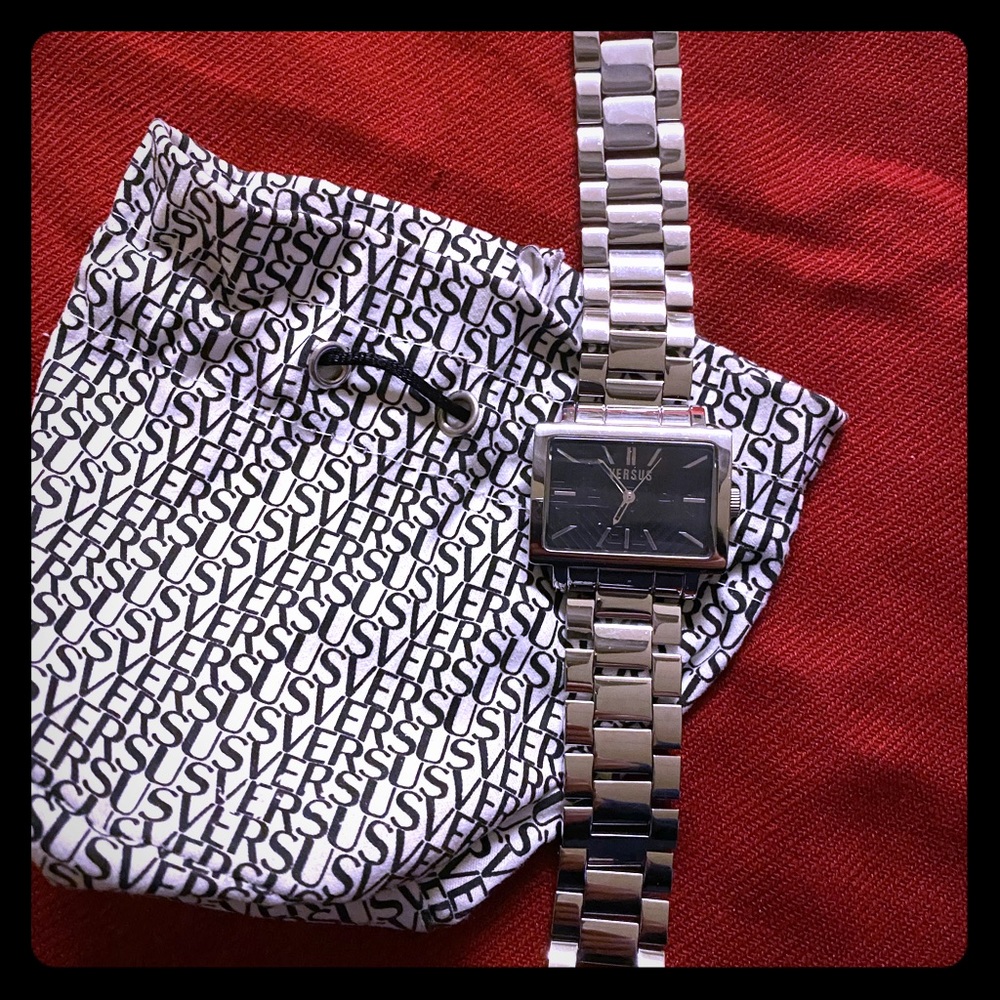 Versus by Versace silver bracelet watch